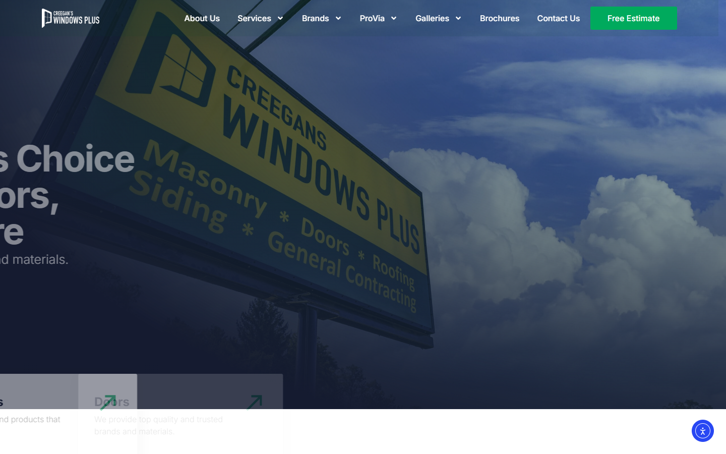 Creegan's Windows Plus website preview