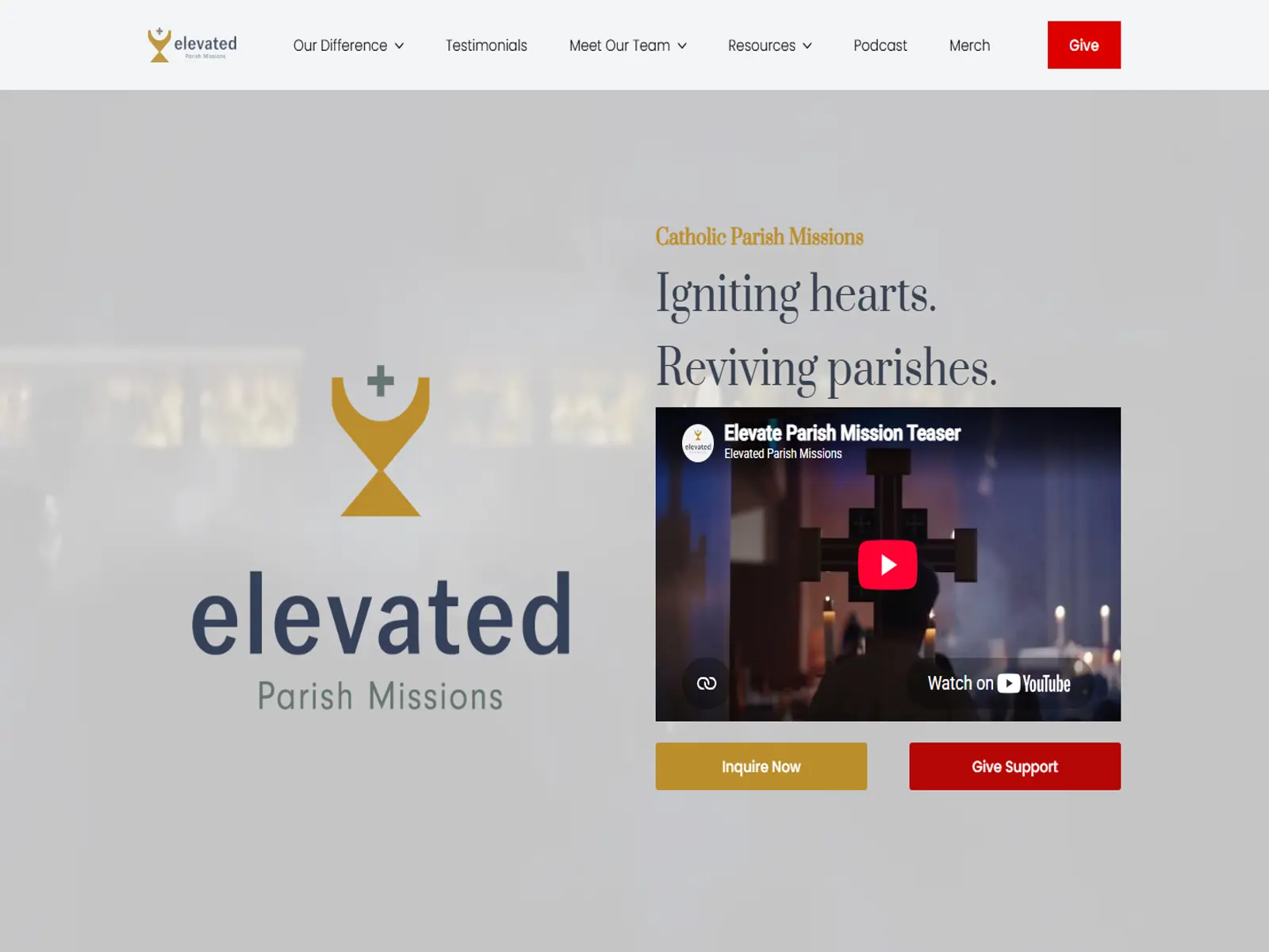 Faith-Based Organizations website design by MCG