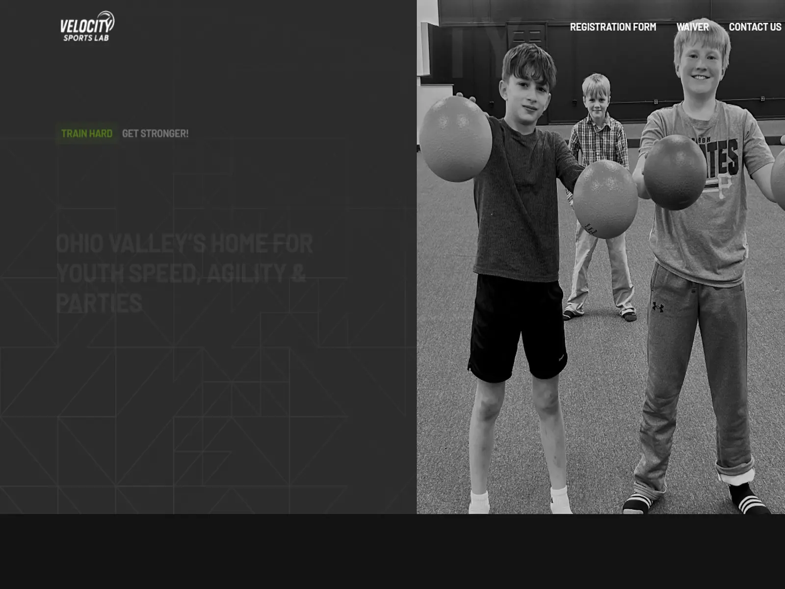 Sports Performance & Fitness Training website design by MCG